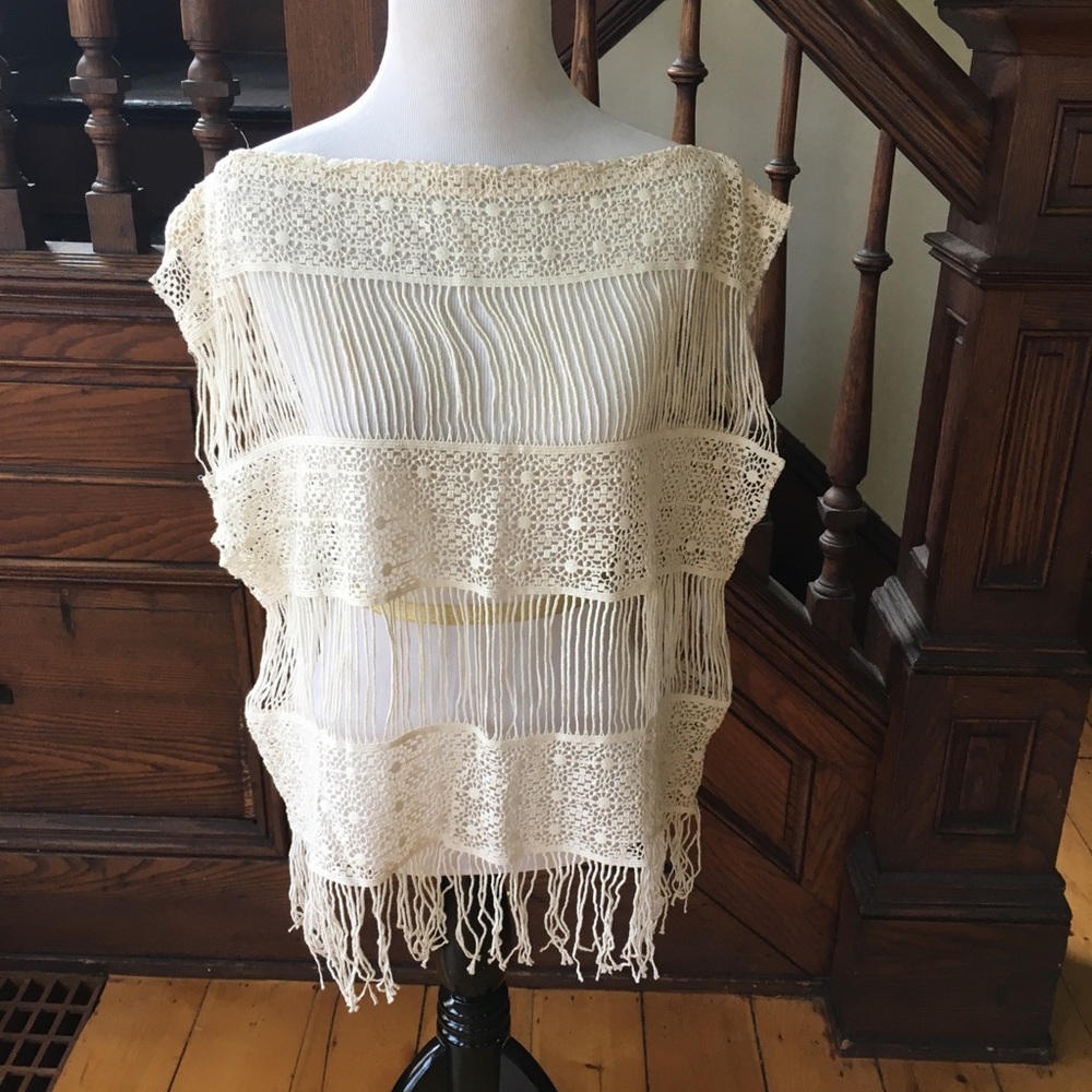 Anthropologie Macrame Top - image 1